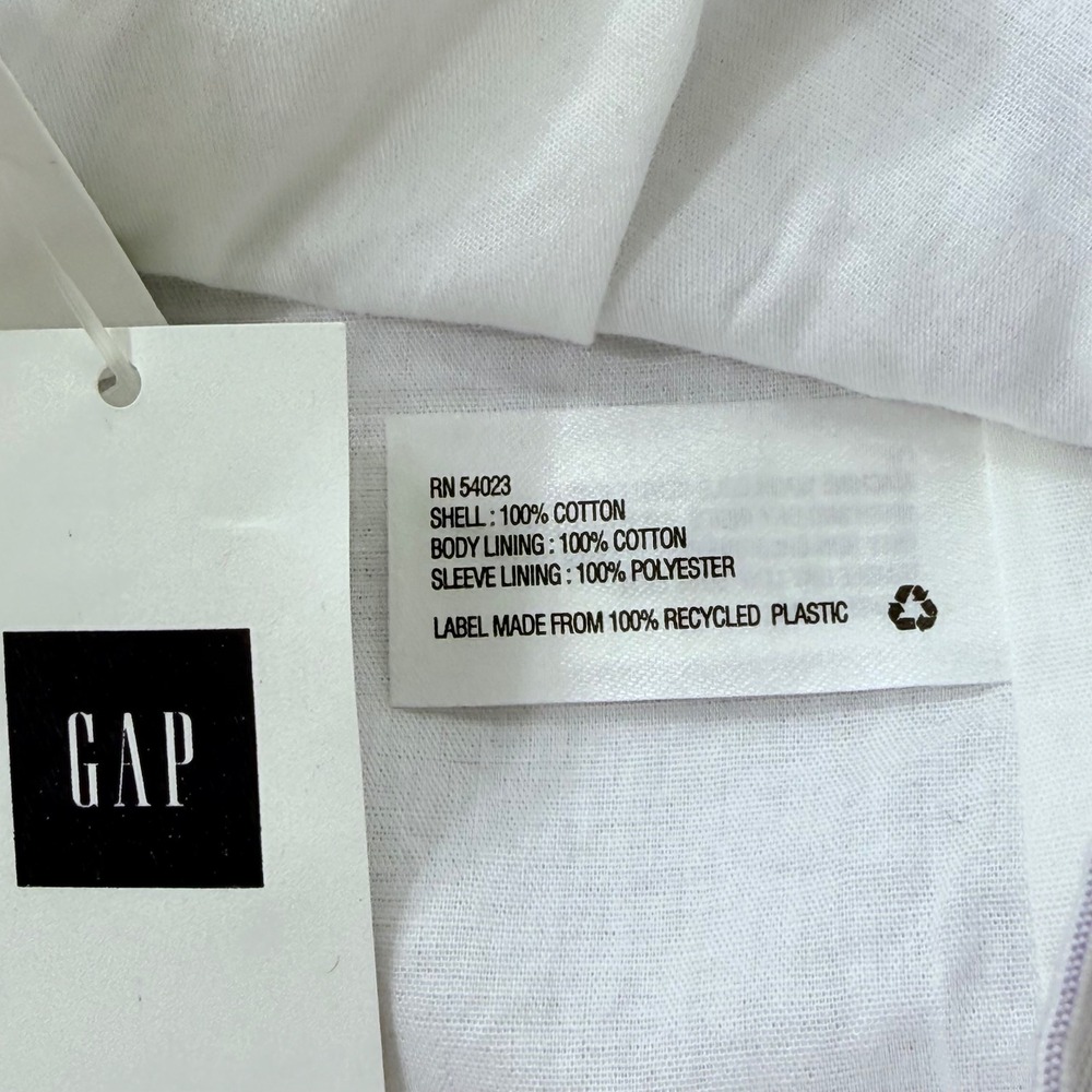 Gap Academy Classic Blazer Jacket Blue White Stripe Womens 4 - Picture 10 of 12